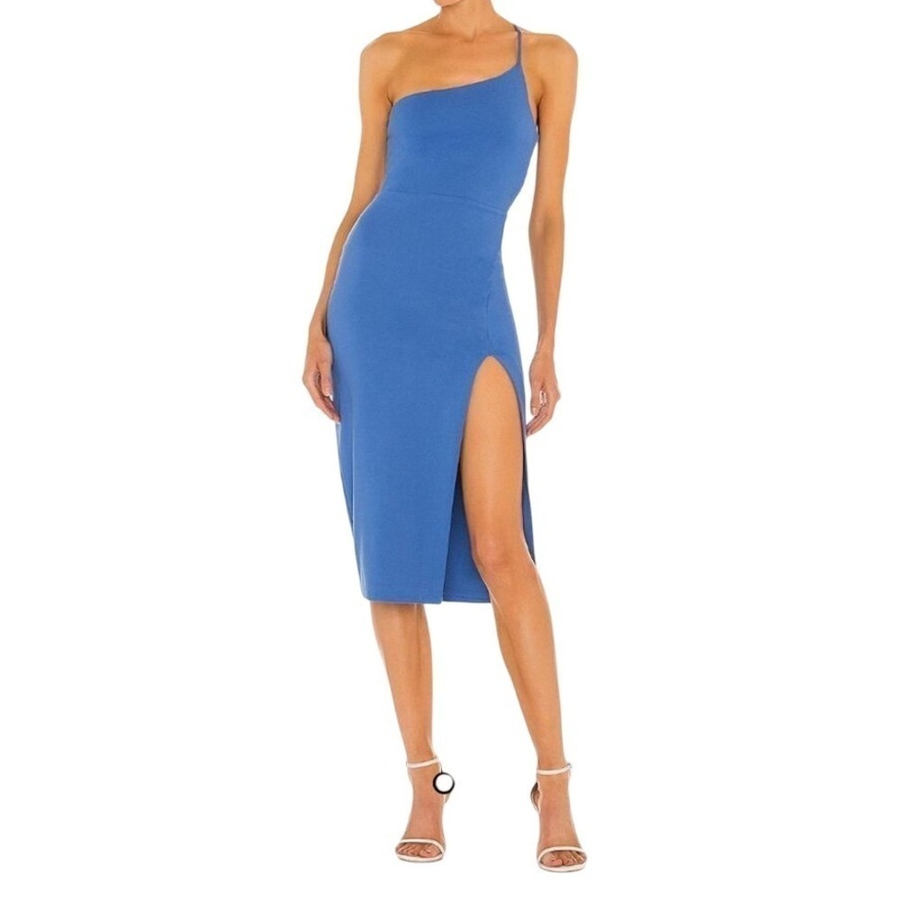 Revolve Lovers and Friends XS Lazo Midi Dress Cobalt Blue NWT MSRP $178